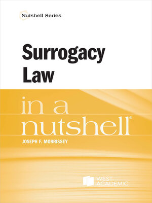 cover image of Surrogacy Law in a Nutshell
